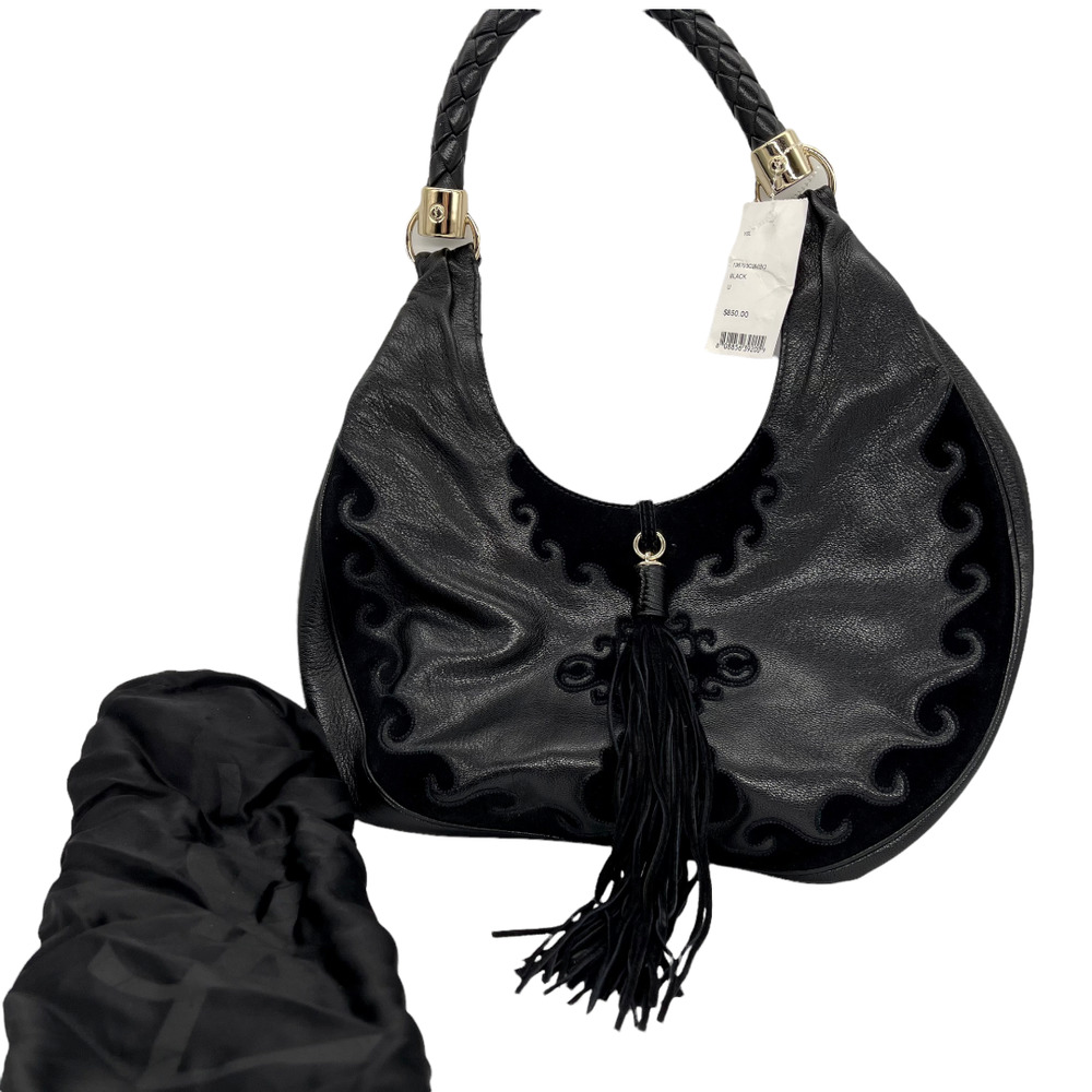 YSL Rive Gauche Black Mandarin Hobo Bag (Yves Saint Laurent) Authentic ~ NWT